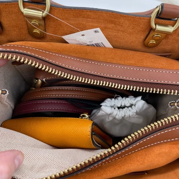 SOLD ‼️DO NOT BUY‼️ For shopfreyr. Coach Papaya Rogue 25 with Accessories - Picture 5 of 5